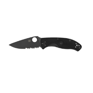 Spyderco, Tenacious, 3.39" Folding Knife, Black, 8Cr13MoV