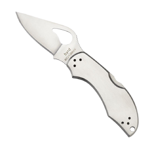 Spyderco Robin 2 Folding Pocket Knife with 2.4" 8Cr13MoV Steel Blade and Stainless Steel Handle - PlainEdge - BY10P2