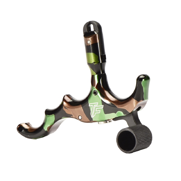Tru-Fire Edge 4-Finger Aluminum Hand Held Camo Archery Bow Release