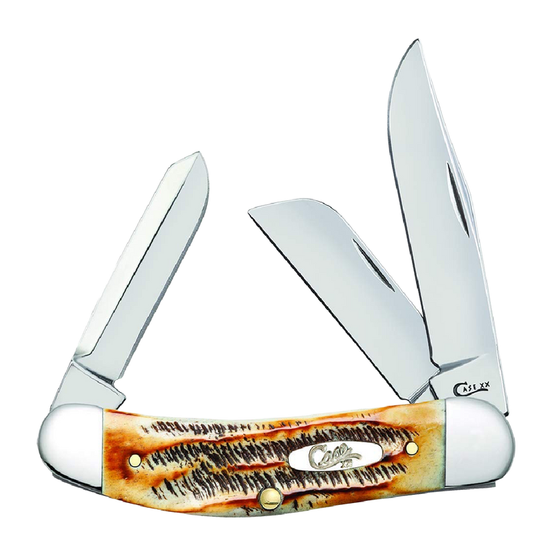 Case WR XX Pocket Knife 6.5 Bonestag Sowbelly Item #65313 - (TB6.5339 SS) - Length Closed: 3 7/8 Inches
