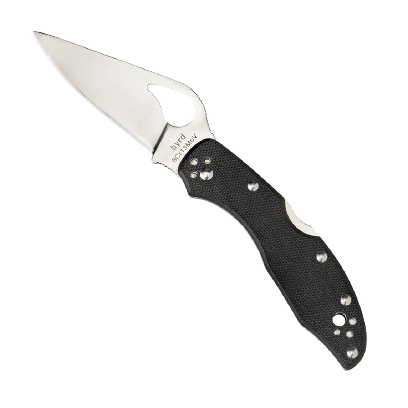 Spyderco Meadowlark 2 Folding Pocket Knife with 2" 8Cr13MoV and G-10 Handle - PlainEdge - BY04GP2