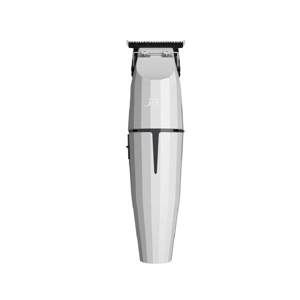 JRL Ghost 2020T Professional Cordless Hair Trimmer for Barbers, Smart-Clip™ No-Drag Technology, EZ-Gap® T-Blade, 8200 RPM Motor, 3.5 Hour Runtime, (White)