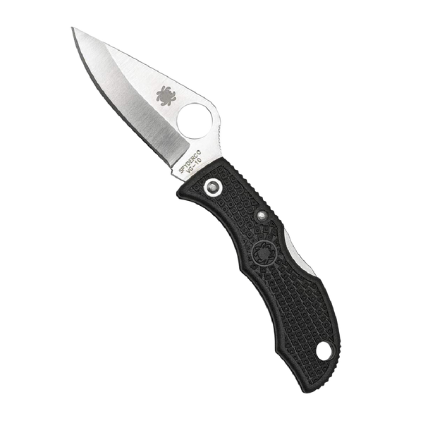 Spyderco Ladybug 3 Signature Utility Knife with 1.9" VG-10 Steel Blade and Lightweight Black FRN Handle - PlainEdge - LBKP3