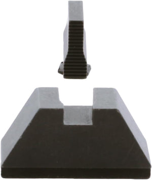 AMERIGLO Optic Compatible Sight Set for Glock - 2XL Tall Black Serrated .350" Front, Flat Black .429" Rear