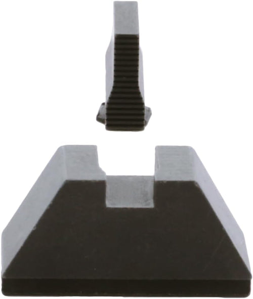 AMERIGLO Optic Compatible Sight Set for Glock - 2XL Tall Black Serrated .350" Front, Flat Black .429" Rear