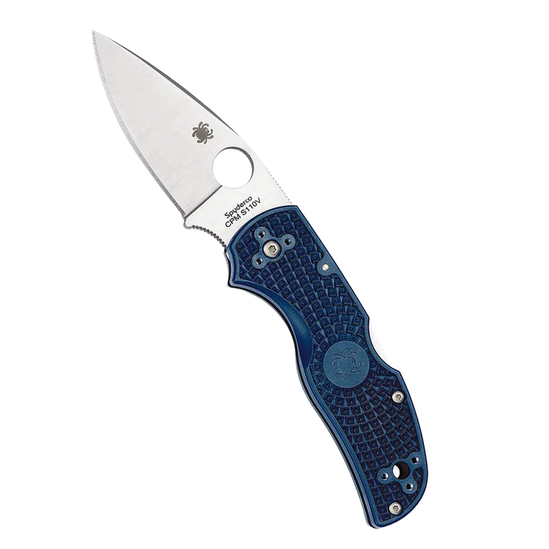 Spyderco Native 5 Lightweight Folding Knife with 2" CPM S110V Steel Blade and FRN Handle - PlainEdge - C41PDBL5