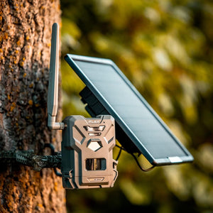 SPYPOINT Solar Panel for Trail Camera with Internal Battery for Outdoor Trail