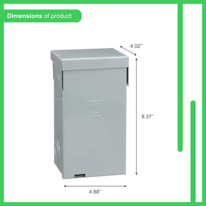 Square D - HOME250SPA Homeline Spa Panel, Load Center With 50-Amp Enclosed Main Breaker, 2-Pole, Ground Fault Interrupt