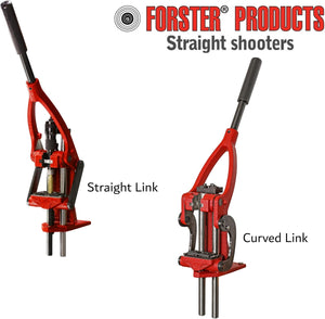 Forster Products Curved Linkage for Co-Ax Press, Increase Access to Shell Holder Jaws, Swap Cases in & Out Faster
