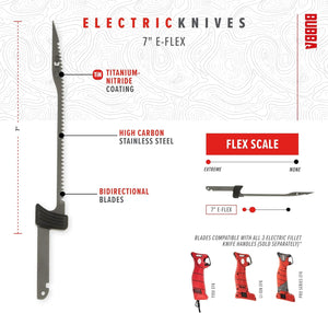BUBBA ELECTRIC REPLACE BLADE 7in SHARK LITHIUM