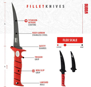 BUBBA TAPER FLEX FILLET KNIFE 9in
